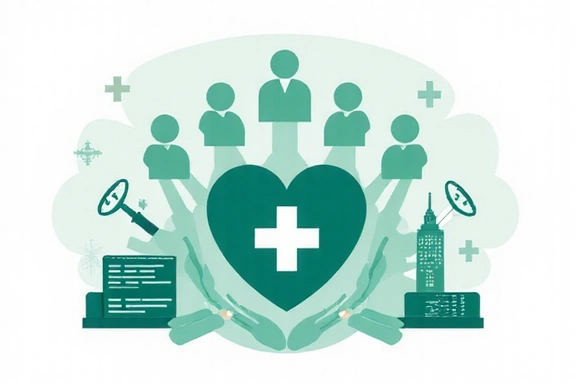 Healthcare industry graphic